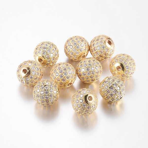 PandaHall Brass Cubic Zirconia Beads, Round, Golden, 12mm, Hole: 2mm Brass+Cubic Zirconia Round
PandaHall Brass Cubic Zirconia Beads, Round, Golden, 12mm, Hole: 2mm Brass+Cubic Zirconia Round
