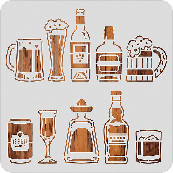 PandaHall BENECREAT Oktoberfest Drawing Painting Stencils, 30x30cm Beer Themed Plastic Stencil Templates for Diary Scrapbook DIY Craft, Wall..., White
PandaHall BENECREAT Oktoberfest Drawing Painting Stencils, 30x30cm Beer Themed Plastic Stencil Templates for Diary Scrapbook DIY Craft, Wall..., White