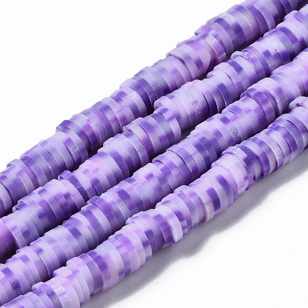 PandaHall Handmade Polymer Clay Beads Strands, for DIY Jewelry Crafts Supplies, Heishi Beads, Disc/Flat Round, Medium Purple, 4x0.5mm, Hole...
PandaHall Handmade Polymer Clay Beads Strands, for DIY Jewelry Crafts Supplies, Heishi Beads, Disc/Flat Round, Medium Purple, 4x0.5mm, Hole...