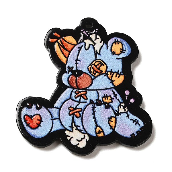 PandaHall Acrylic Pendants, Double Print, Bear, 43.5x39x2.5mm, Hole: 2mm Acrylic Bear
PandaHall Acrylic Pendants, Double Print, Bear, 43.5x39x2.5mm, Hole: 2mm Acrylic Bear