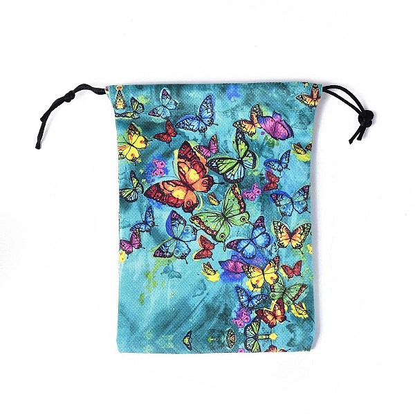 PandaHall Rectangle Velvet Bags, Drawstring Pouches, for Gift Wrapping, Medium Turquoise, Butterfly Farm, 18x14cm Velvet Building
PandaHall Rectangle Velvet Bags, Drawstring Pouches, for Gift Wrapping, Medium Turquoise, Butterfly Farm, 18x14cm Velvet Building