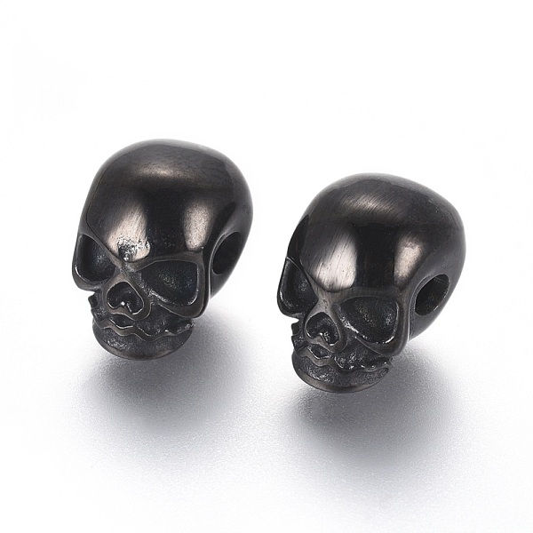 PandaHall 304 Stainless Steel Beads, Skull, Gunmetal, 11x8x10mm, Hole: 2.5mm 304 Stainless Steel Skull
PandaHall 304 Stainless Steel Beads, Skull, Gunmetal, 11x8x10mm, Hole: 2.5mm 304 Stainless Steel Skull
