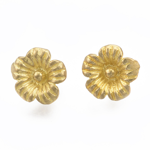 PandaHall Brass Charms, Nickel Free, Flower, Raw(Unplated), 8x8.5x6.5mm, Hole: 2mm Brass Flower
PandaHall Brass Charms, Nickel Free, Flower, Raw(Unplated), 8x8.5x6.5mm, Hole: 2mm Brass Flower