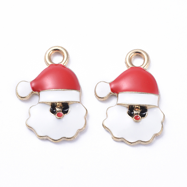 PandaHall Golden Plated Alloy Enamel Pendants, for Christmas, Santa Claus , White, 18x13x3mm, Hole: 2mm Alloy+Enamel Human White
PandaHall Golden Plated Alloy Enamel Pendants, for Christmas, Santa Claus , White, 18x13x3mm, Hole: 2mm Alloy+Enamel Human White