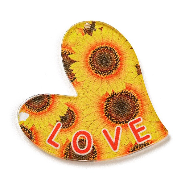 PandaHall Valentine's Day Acrylic Pendants, Heart, Gold, 42x41.5x2.5mm, Hole: 1.6mm Acrylic Heart Gold
PandaHall Valentine's Day Acrylic Pendants, Heart, Gold, 42x41.5x2.5mm, Hole: 1.6mm Acrylic Heart Gold