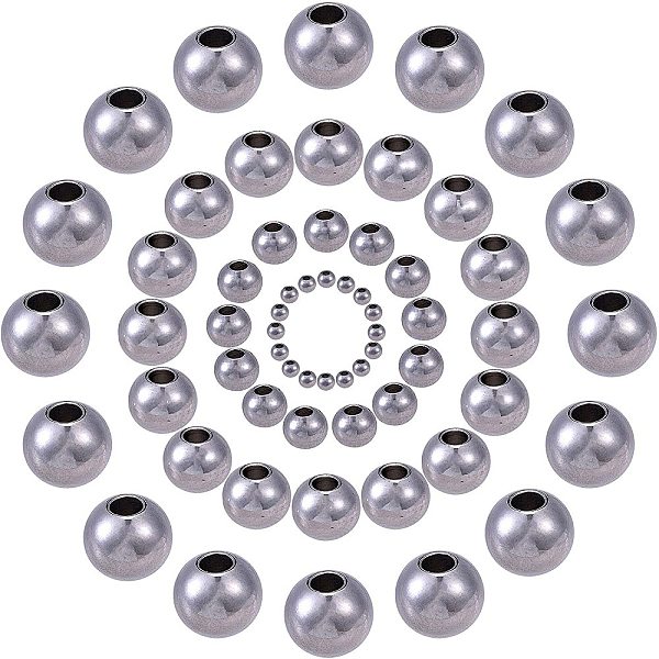 PandaHall 304 Stainless Steel Spacer Beads, Round & Rondelle, Stainless Steel Color, 3~8x2~6mm, Hole: 1~3mm, 200pcs/box 304 Stainless Steel...
PandaHall 304 Stainless Steel Spacer Beads, Round & Rondelle, Stainless Steel Color, 3~8x2~6mm, Hole: 1~3mm, 200pcs/box 304 Stainless Steel...