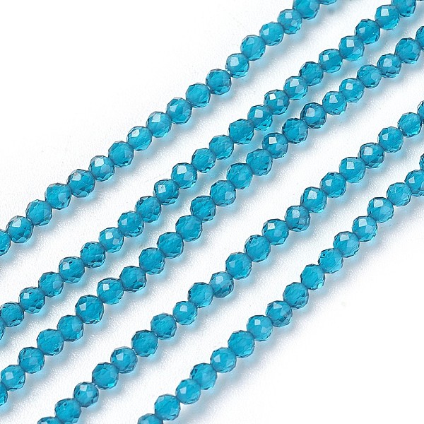 PandaHall Transparent Glass Beads Strands, Faceted, Round, Deep Sky Blue, 2mm, Hole: 0.5mm, about 164~182pcs/strand, 14.8~15.7 inch...
PandaHall Transparent Glass Beads Strands, Faceted, Round, Deep Sky Blue, 2mm, Hole: 0.5mm, about 164~182pcs/strand, 14.8~15.7 inch...