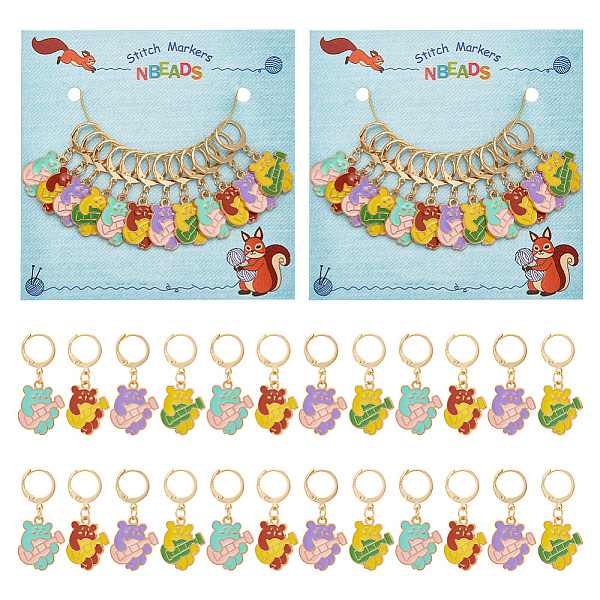 PandaHall 24 Pcs Bear with Guitar Stitch Markers, Enamel Alloy Crochet Stitch Marker Charms 304 Stainless Steel Clasp Locking Stitch Marker..., Multicolor
PandaHall 24 Pcs Bear with Guitar Stitch Markers, Enamel Alloy Crochet Stitch Marker Charms 304 Stainless Steel Clasp Locking Stitch Marker..., Multicolor