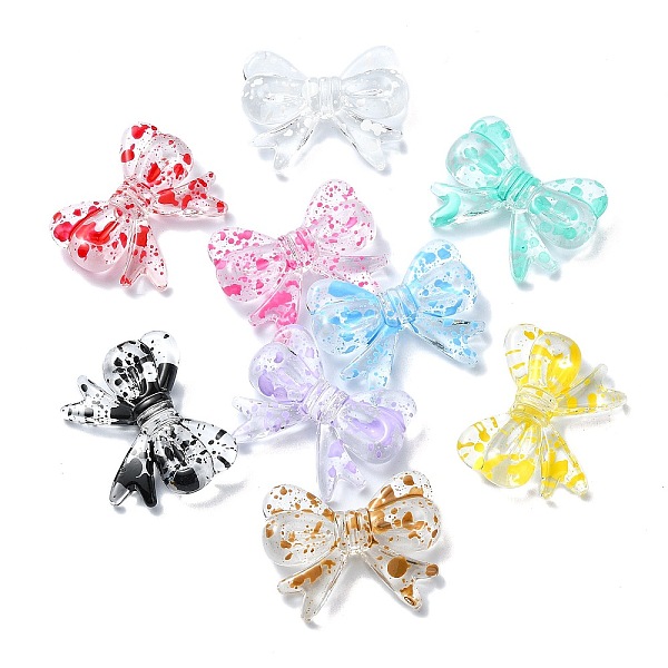 PandaHall Transparent Acrylic Beads, with Enamel, Bowknot, Mixed Color, 23x29x7mm, Hole: 2.7mm Acrylic Bowknot Multicolor
PandaHall Transparent Acrylic Beads, with Enamel, Bowknot, Mixed Color, 23x29x7mm, Hole: 2.7mm Acrylic Bowknot Multicolor
