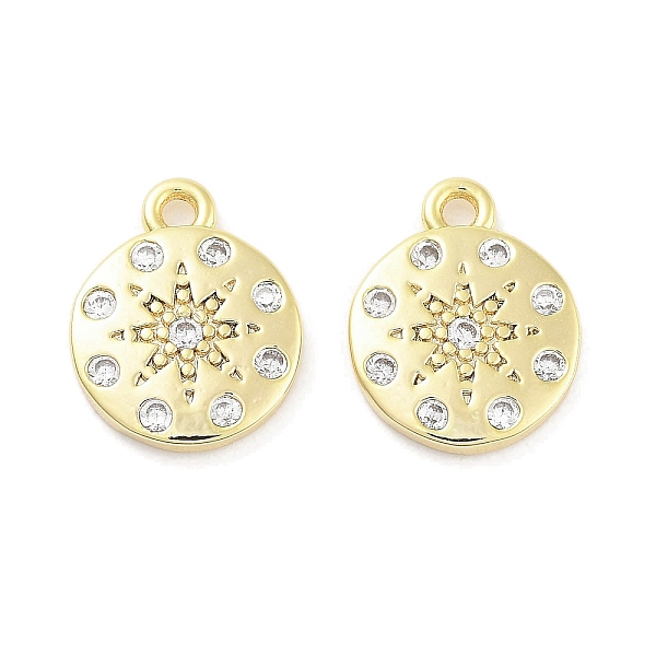 PandaHall Brass Micro Pave Clear Cubic Zirconia Pendants, Flat Round, Real 18K Gold Plated, 12x10x2mm, Hole: 1.2mm Brass+Cubic Zirconia Flat...
PandaHall Brass Micro Pave Clear Cubic Zirconia Pendants, Flat Round, Real 18K Gold Plated, 12x10x2mm, Hole: 1.2mm Brass+Cubic Zirconia Flat...