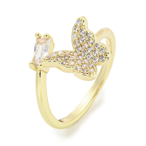PandaHall Brass Micro Pave Cubic Zirconia Cuff Rings, Butterfly Open Rings for Women, Long-Lasting Plated, Golden, Adjustable Brass+Cubic..., Clear
PandaHall Brass Micro Pave Cubic Zirconia Cuff Rings, Butterfly Open Rings for Women, Long-Lasting Plated, Golden, Adjustable Brass+Cubic..., Clear