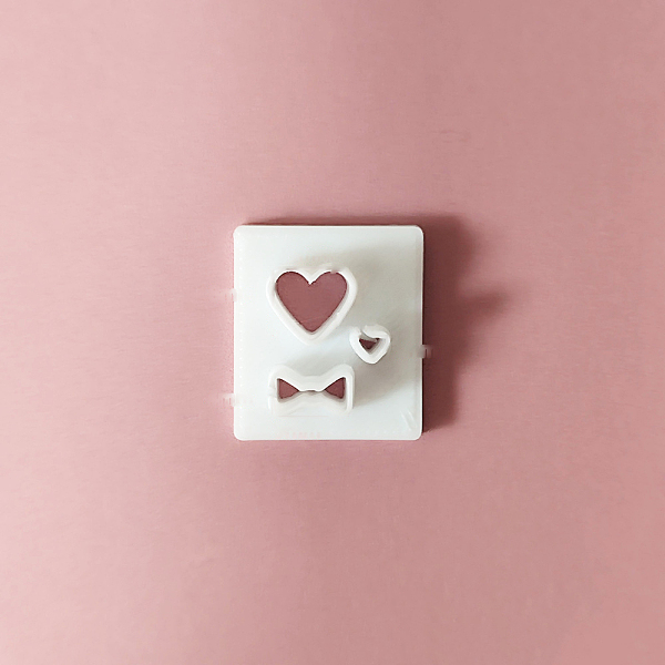 PandaHall Plastic Plasticine Tools, Clay Cutters, Modeling Tools, WhiteSmoke, Heart, 0.3~0.8x0.3~0.9cm Plastic Heart White
PandaHall Plastic Plasticine Tools, Clay Cutters, Modeling Tools, WhiteSmoke, Heart, 0.3~0.8x0.3~0.9cm Plastic Heart White