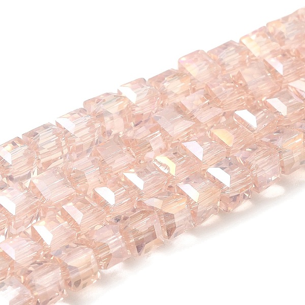 PandaHall Electroplate Glass Beads Strands, AB Color Plated, Faceted, Cube, Pink, 4~5x4~5x4~5mm, Hole: 1mm, 98~100pcs/strand, 40~43cm Glass...
PandaHall Electroplate Glass Beads Strands, AB Color Plated, Faceted, Cube, Pink, 4~5x4~5x4~5mm, Hole: 1mm, 98~100pcs/strand, 40~43cm Glass...