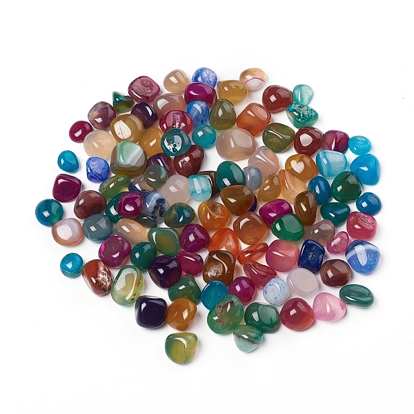 PandaHall Natural Agate Beads, No Hole/Undrilled, Tumbled Stone, Vase Filler Gems, Dyed & Heated, Nuggets, 6~13mm Natural Agate Nuggets
PandaHall Natural Agate Beads, No Hole/Undrilled, Tumbled Stone, Vase Filler Gems, Dyed & Heated, Nuggets, 6~13mm Natural Agate Nuggets