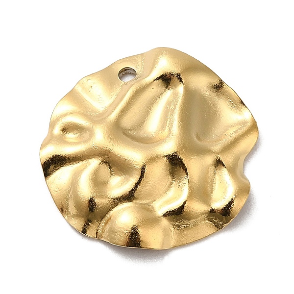 PandaHall 304 Stainless Steel Pendants, Textured, Flat Round Charm, Real 18K Gold Plated, 17.5x18.5x3mm, Hole: 1.2~1.4mm 304 Stainless Steel...
PandaHall 304 Stainless Steel Pendants, Textured, Flat Round Charm, Real 18K Gold Plated, 17.5x18.5x3mm, Hole: 1.2~1.4mm 304 Stainless Steel...