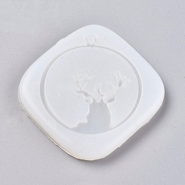 PandaHall Pendant Silicone Molds, Resin Casting Molds, For UV Resin, Epoxy Resin Jewelry Making, Deer/Antler, White, 58x58x5mm, Hole: 3.5mm...
PandaHall Pendant Silicone Molds, Resin Casting Molds, For UV Resin, Epoxy Resin Jewelry Making, Deer/Antler, White, 58x58x5mm, Hole: 3.5mm...