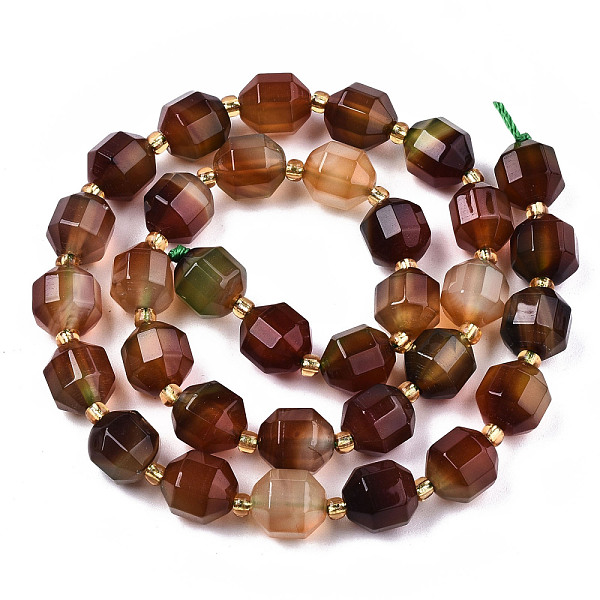 PandaHall Natural Agate Beads Strands, Faceted, with Seed Beads, Dyed, Round, Colorful, 10.5x9.5mm, Hole: 1.2mm, about 31~32pcs/strand...
PandaHall Natural Agate Beads Strands, Faceted, with Seed Beads, Dyed, Round, Colorful, 10.5x9.5mm, Hole: 1.2mm, about 31~32pcs/strand...