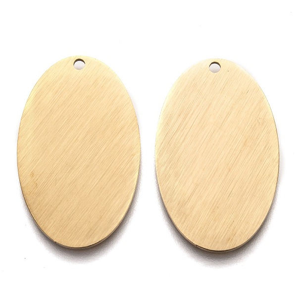 PandaHall Ion Plating(IP) 304 Stainless Steel Pendants, Stamping Blank Tag, Laser Cut, Double Side Drawbench Effect, Oval, Golden...
PandaHall Ion Plating(IP) 304 Stainless Steel Pendants, Stamping Blank Tag, Laser Cut, Double Side Drawbench Effect, Oval, Golden...