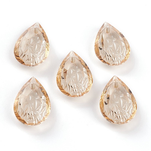 PandaHall Embossed Glass Rhinestone Pendants, Teardrop, Faceted, Golden Shadow, 19x12x6mm, Hole: 1.6mm Glass Teardrop Gold
PandaHall Embossed Glass Rhinestone Pendants, Teardrop, Faceted, Golden Shadow, 19x12x6mm, Hole: 1.6mm Glass Teardrop Gold
