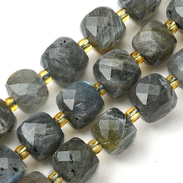PandaHall Natural Labradorite Beads Strands, with Seed Beads, Faceted Cube, 8~9x8~9x8~9mm, Hole: 0.9~1mm, about 35~39pcs/strand...
PandaHall Natural Labradorite Beads Strands, with Seed Beads, Faceted Cube, 8~9x8~9x8~9mm, Hole: 0.9~1mm, about 35~39pcs/strand...