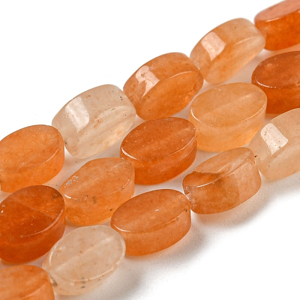 PandaHall Natural Red Aventurine Beads Strands, Flat Oval, 6~6.5x4~4.5x2.5mm, Hole: 0.6mm, about 64pcs/strand, 15.94''(40.5cm) Red...
PandaHall Natural Red Aventurine Beads Strands, Flat Oval, 6~6.5x4~4.5x2.5mm, Hole: 0.6mm, about 64pcs/strand, 15.94''(40.5cm) Red...
