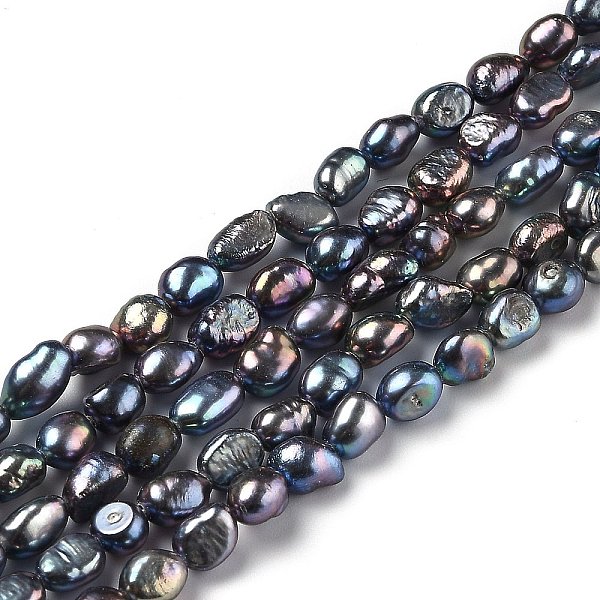 PandaHall Natural Cultured Freshwater Pearl Beads Strands, Rice, Dyed, Dark Slate Blue, 6~9x4.5~6mm, Hole: 0.5mm, about 48pcs/strand, 13.98...
PandaHall Natural Cultured Freshwater Pearl Beads Strands, Rice, Dyed, Dark Slate Blue, 6~9x4.5~6mm, Hole: 0.5mm, about 48pcs/strand, 13.98...