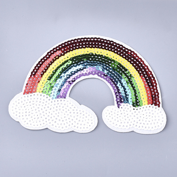 PandaHall Computerized Embroidery Cloth Iron On Patches, with Paillette, Costume Accessories, Appliques, Rainbow, Colorful, 101x144x1.5mm...
PandaHall Computerized Embroidery Cloth Iron On Patches, with Paillette, Costume Accessories, Appliques, Rainbow, Colorful, 101x144x1.5mm...