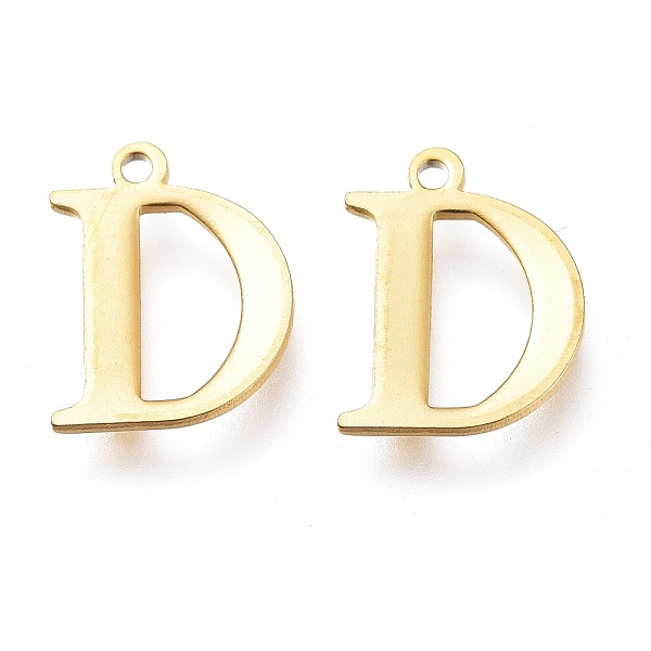 PandaHall Vacuum Plating 304 Stainless Steel Charms, Laser Cut, Alphabet, Golden, Letter.D, 12x9.5x0.8mm, Hole: 1mm 304 Stainless Steel...
PandaHall Vacuum Plating 304 Stainless Steel Charms, Laser Cut, Alphabet, Golden, Letter.D, 12x9.5x0.8mm, Hole: 1mm 304 Stainless Steel...