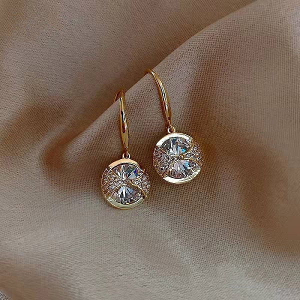 PandaHall Glass Dangle Earrings, Alloy Rhinestone Earrings for Women, 925 Sterling Silver Pins, Gold, 10mm Glass Round Gold
PandaHall Glass Dangle Earrings, Alloy Rhinestone Earrings for Women, 925 Sterling Silver Pins, Gold, 10mm Glass Round Gold