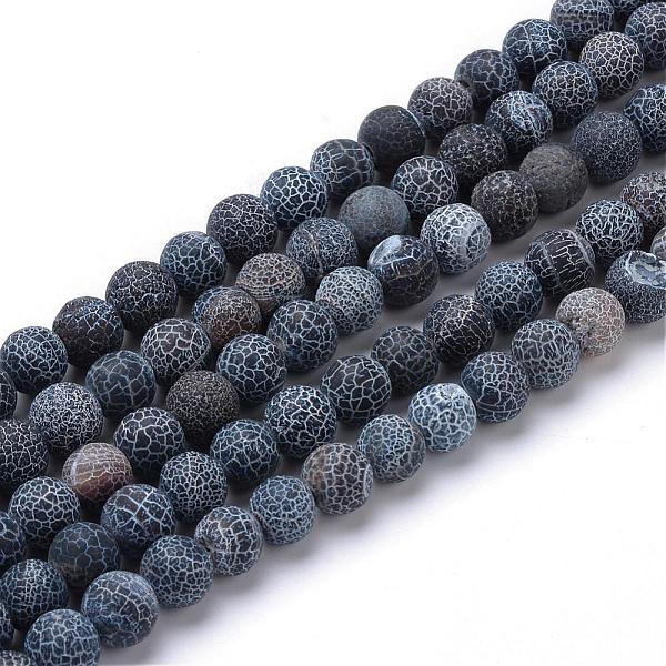 PandaHall Natural & Dyed Crackle Agate Bead Strands, Frosted Style, Round, Black, 8mm, Hole: 1mm, about 48pcs/strand, 14 inch Crackle Agate...
PandaHall Natural & Dyed Crackle Agate Bead Strands, Frosted Style, Round, Black, 8mm, Hole: 1mm, about 48pcs/strand, 14 inch Crackle Agate...