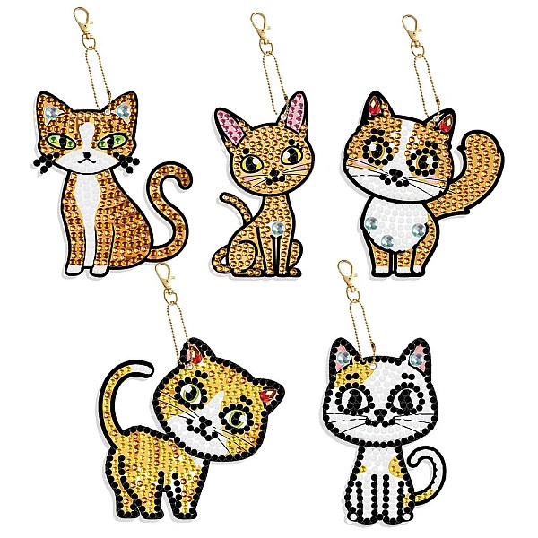 PandaHall DIY DIY 5Pcs Diamond Painting Keychain Kit, Including Acrylic Board, Keychain Clasp, Bead Chain, Resin Rhinestones Bag, Diamond...
PandaHall DIY DIY 5Pcs Diamond Painting Keychain Kit, Including Acrylic Board, Keychain Clasp, Bead Chain, Resin Rhinestones Bag, Diamond...