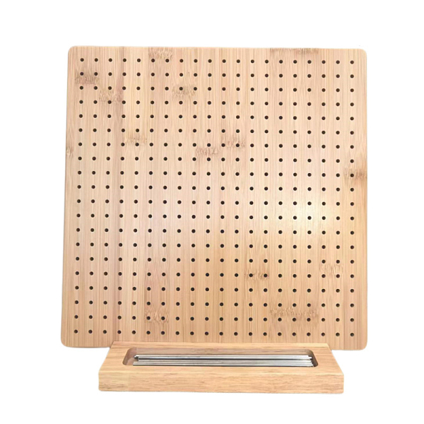 PandaHall Square Bamboo Crochet Blocking Board, with 15 Steel Positioning Pins, Bisque, 32x32cm Bamboo Square Orange
PandaHall Square Bamboo Crochet Blocking Board, with 15 Steel Positioning Pins, Bisque, 32x32cm Bamboo Square Orange