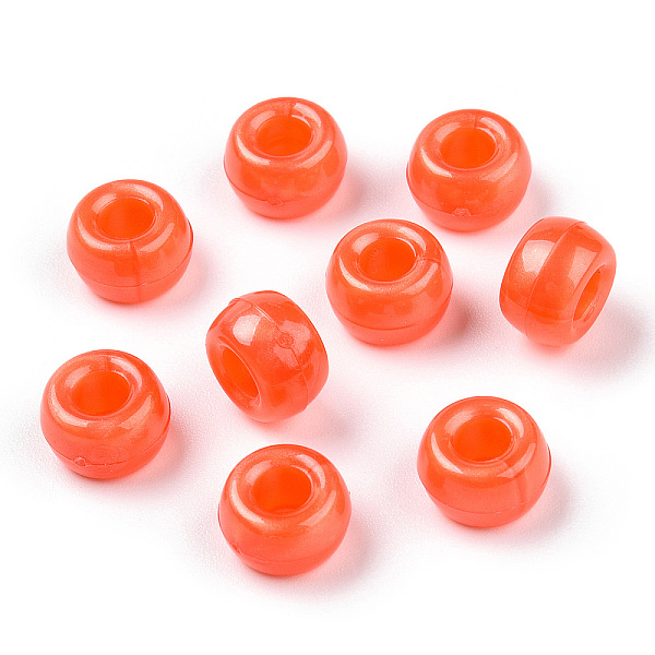 PandaHall Plastic Pearlized Beads, Barrel, Coral, 9x6mm, Hole: 3.8mm, about 1900pcs/500g Plastic Barrel Red
PandaHall Plastic Pearlized Beads, Barrel, Coral, 9x6mm, Hole: 3.8mm, about 1900pcs/500g Plastic Barrel Red