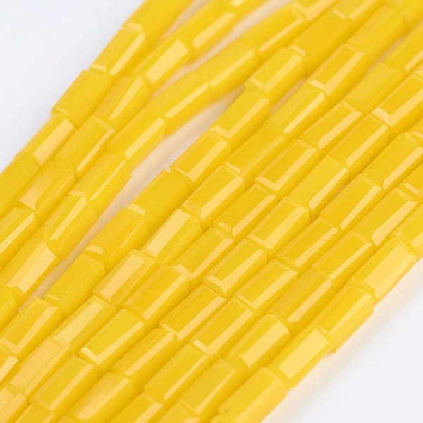 PandaHall Opaque Glass Beads Strands, Faceted, Cuboid, Gold, 4~5x2~2.5x2~2.5mm, Hole: 0.5mm, about 100pcs/strand, 17.5~19 inch(44.5~48.5cm)...
PandaHall Opaque Glass Beads Strands, Faceted, Cuboid, Gold, 4~5x2~2.5x2~2.5mm, Hole: 0.5mm, about 100pcs/strand, 17.5~19 inch(44.5~48.5cm)...