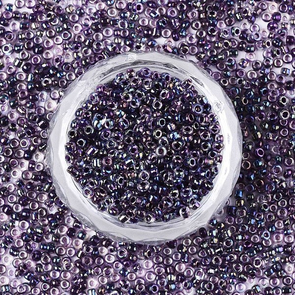 PandaHall 8/0 Glass Seed Beads, Inside Colours, Round Hole, Round, Transparent Colours Rainbow, Black, 8/0, 3~4x2~3mm, Hole: 0.8mm, about...
PandaHall 8/0 Glass Seed Beads, Inside Colours, Round Hole, Round, Transparent Colours Rainbow, Black, 8/0, 3~4x2~3mm, Hole: 0.8mm, about...