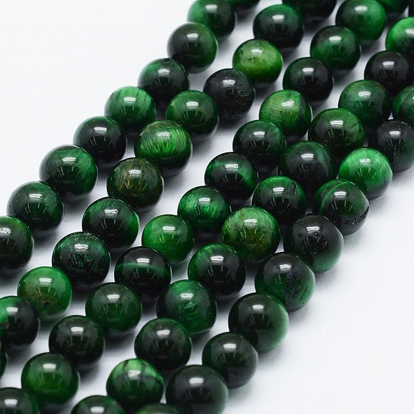 PandaHall Natural Tiger Eye Beads Strands, Dyed & Heated, Round, Green, 6mm, Hole: 1mm, about 65pcs/strand, 14.6 inch(37cm) Tiger Eye Round...
PandaHall Natural Tiger Eye Beads Strands, Dyed & Heated, Round, Green, 6mm, Hole: 1mm, about 65pcs/strand, 14.6 inch(37cm) Tiger Eye Round...