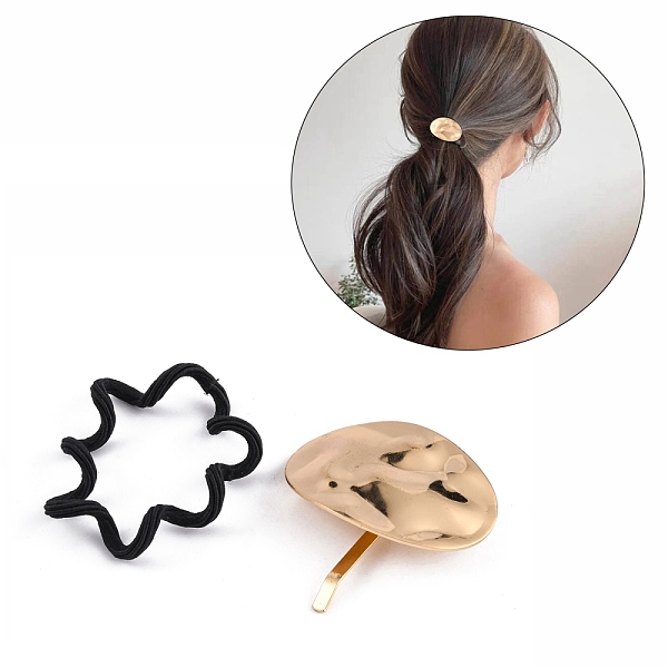 PandaHall Iron Bobby Pin Findings, Pony Hook, with Hair Rope, Arched, Golden, 31x41x5mm Iron
PandaHall Iron Bobby Pin Findings, Pony Hook, with Hair Rope, Arched, Golden, 31x41x5mm Iron