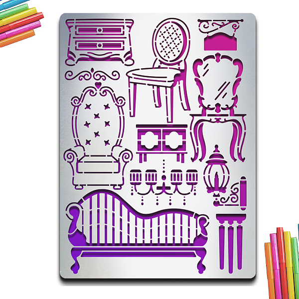 PandaHall Custom Stainless Steel Metal Cutting Dies Stencils, for DIY Scrapbooking/Photo Album, Decorative Embossing, Matte Stainless Steel...
PandaHall Custom Stainless Steel Metal Cutting Dies Stencils, for DIY Scrapbooking/Photo Album, Decorative Embossing, Matte Stainless Steel...