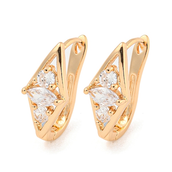 PandaHall Brass Micro Pave Clear Cubic Zirconia Hoop Earrings, Rhombus, Light Gold, 17.5x7.5mm Brass Rhombus Clear
PandaHall Brass Micro Pave Clear Cubic Zirconia Hoop Earrings, Rhombus, Light Gold, 17.5x7.5mm Brass Rhombus Clear