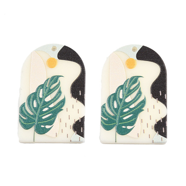 PandaHall Acrylic Pendants, 3D Printed, Oval with Leaf Pattern, Colorful, 39~40x25~25.5x2~2.5mm, Hole: 1.8mm Acrylic Oval
PandaHall Acrylic Pendants, 3D Printed, Oval with Leaf Pattern, Colorful, 39~40x25~25.5x2~2.5mm, Hole: 1.8mm Acrylic Oval