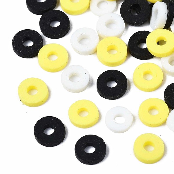 PandaHall Handmade Polymer Clay Beads, Heishi Beads, Disc/Flat Round, Mixed Color, 4x0.5~1.5mm, Hole: 1.5mm, about 66600pcs/1000g Polymer..., Multicolor
PandaHall Handmade Polymer Clay Beads, Heishi Beads, Disc/Flat Round, Mixed Color, 4x0.5~1.5mm, Hole: 1.5mm, about 66600pcs/1000g Polymer..., Multicolor