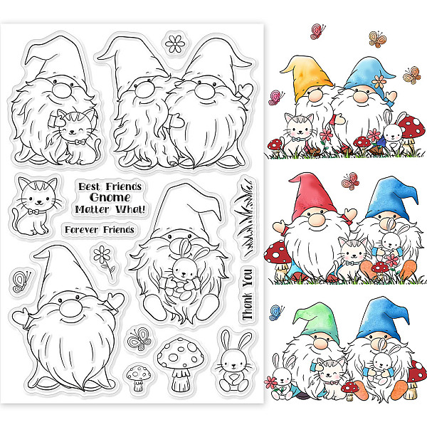 PandaHall PVC Plastic Stamps, for DIY Scrapbooking, Photo Album Decorative, Cards Making, Stamp Sheets, Gnome Pattern, 16x11x0.3cm Plastic...
PandaHall PVC Plastic Stamps, for DIY Scrapbooking, Photo Album Decorative, Cards Making, Stamp Sheets, Gnome Pattern, 16x11x0.3cm Plastic...