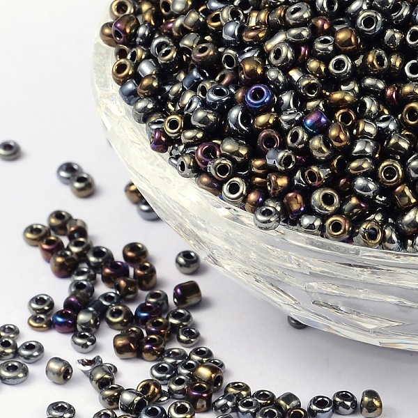 PandaHall 8/0 Glass Seed Beads, Iris Round, Colorful, 3mm, Hole: 1mm, about 10000pcs/pound Glass
PandaHall 8/0 Glass Seed Beads, Iris Round, Colorful, 3mm, Hole: 1mm, about 10000pcs/pound Glass