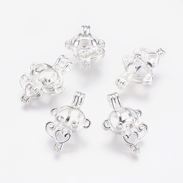 PandaHall Brass Locket Pendants, Cage Pendants, Monkey with Heart, Silver Color Plated, 25x16.5x10mm, Hole: 2.5x3.5mm, Inner: 8.5x10mm Brass...
PandaHall Brass Locket Pendants, Cage Pendants, Monkey with Heart, Silver Color Plated, 25x16.5x10mm, Hole: 2.5x3.5mm, Inner: 8.5x10mm Brass...