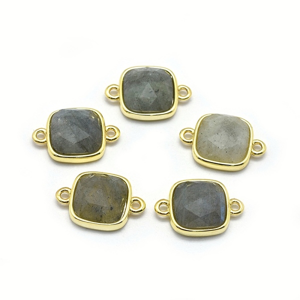 PandaHall Natural Labradorite Links connectors, with Golden Tone Brass Findings, Square, Faceted, 16x11x5mm, Hole: 1.2mm Labradorite Flat...
PandaHall Natural Labradorite Links connectors, with Golden Tone Brass Findings, Square, Faceted, 16x11x5mm, Hole: 1.2mm Labradorite Flat...