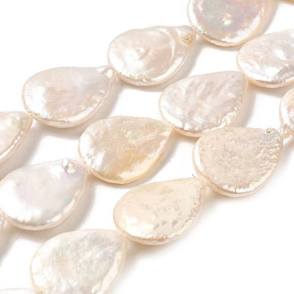 PandaHall Natural Baroque Pearl Keshi Pearl Beads Strands, Cultured Freshwater Pearl, Teardrop, Grade 5A+, Old Lace, 18x14x3.5~4mm, Hole...
PandaHall Natural Baroque Pearl Keshi Pearl Beads Strands, Cultured Freshwater Pearl, Teardrop, Grade 5A+, Old Lace, 18x14x3.5~4mm, Hole...