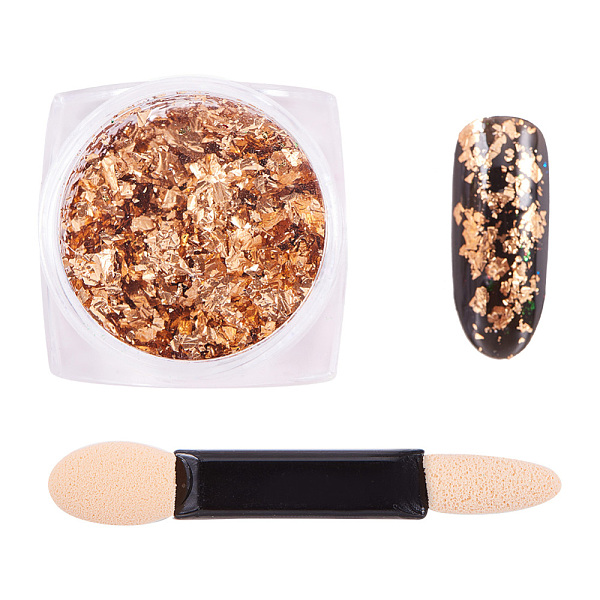 PandaHall Nail Art Glitter Flakes, Foil Flake Nail Art Pigment Dust Chrome Powder, with One Brush, Peru, 30x30x17mm, about 0.3g/box Plastic..., Brown
PandaHall Nail Art Glitter Flakes, Foil Flake Nail Art Pigment Dust Chrome Powder, with One Brush, Peru, 30x30x17mm, about 0.3g/box Plastic..., Brown
