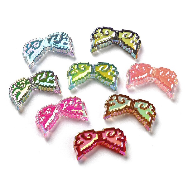 PandaHall Transparent UV Plating Acrylic Beads, with Enamel, Iridescent, Wing, Mixed Color, 19x35x7mm, Hole: 2.5mm Acrylic Wing Multicolor
PandaHall Transparent UV Plating Acrylic Beads, with Enamel, Iridescent, Wing, Mixed Color, 19x35x7mm, Hole: 2.5mm Acrylic Wing Multicolor