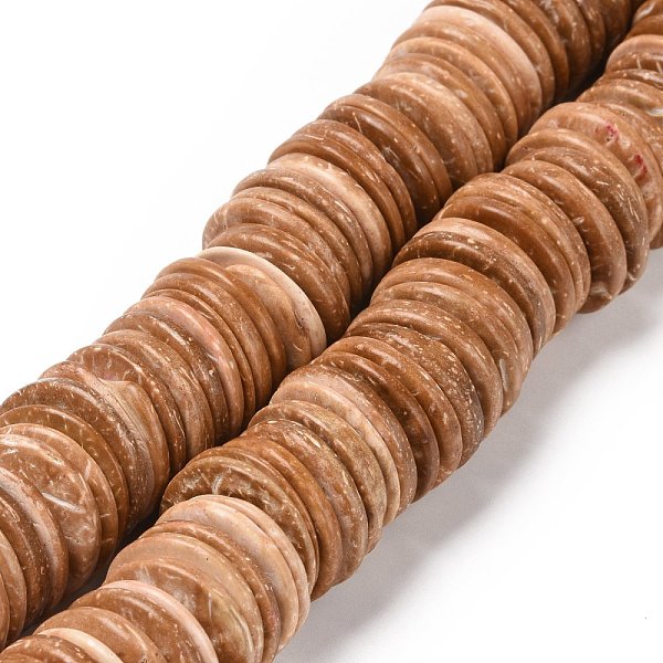 PandaHall Dyed Natural Coconut Flat Round Bead Strands, Peru, 20x3~5mm, Hole: 3mm, about 106~114pcs/strand, 16.5 inch Coconut Flat Round..., Brown
PandaHall Dyed Natural Coconut Flat Round Bead Strands, Peru, 20x3~5mm, Hole: 3mm, about 106~114pcs/strand, 16.5 inch Coconut Flat Round..., Brown