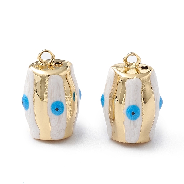 PandaHall Brass Enamel Pendants, Real 18K Gold Plated, Barrel with Evil Eye Charm, White, 25x16.5x16mm, Hole: 2.2mm Brass+Enamel Barrel...
PandaHall Brass Enamel Pendants, Real 18K Gold Plated, Barrel with Evil Eye Charm, White, 25x16.5x16mm, Hole: 2.2mm Brass+Enamel Barrel...